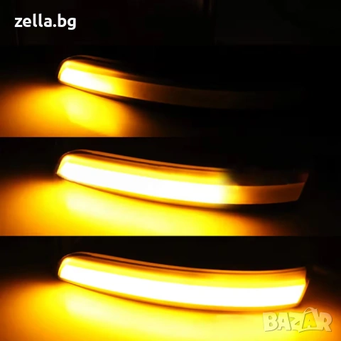 Динамични LED мигачи за странични огледала Ford Focus Mk2 Mk3 Mondeo Mk4 IP67 Plug&Play 10111, снимка 3 - Лед осветление - 54657869
