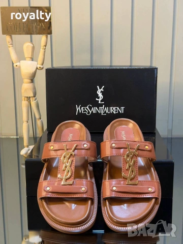 Yves Saint Laurent Нови Дамски Чехли Различни Цветове YSL, снимка 6 - Чехли - 55082809