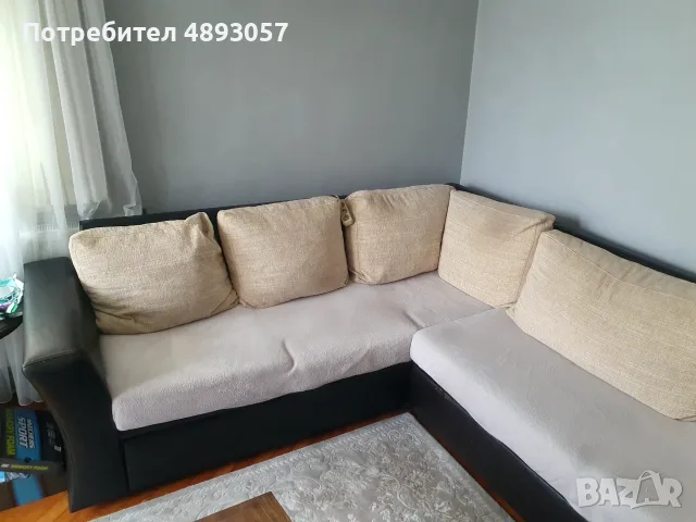 Продавам разтегателен ъглов диван, снимка 2 - Дивани и мека мебел - 55363903