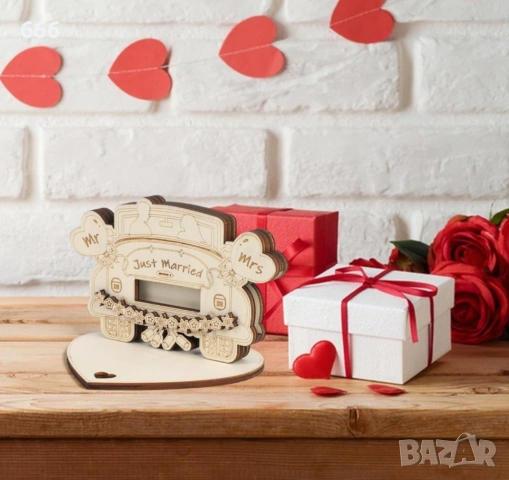 Подарък за младоженци , снимка 2 - Декорация - 54160195