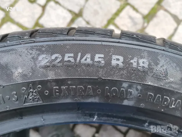 2бр гуми CONTINENTAL ContiWinterContact 225/45/18, снимка 3 - Гуми и джанти - 55350055