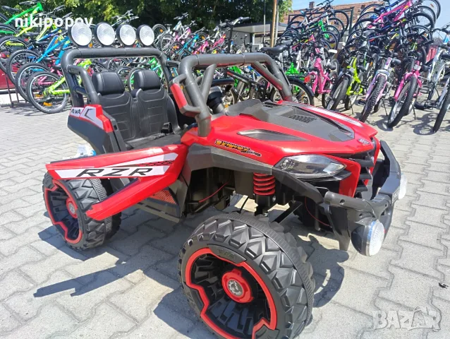 SAFARI двуместен акумулаторен джип JAKARTA 4x4 червен, снимка 5 - Коли, камиони, мотори, писти - 55440317