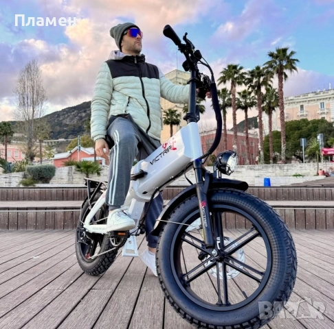 Нов! Електрически велосипед Victrip T6 300 км. 1000W 48V/55Ah 45 км. ч. , снимка 2 - Велосипеди - 54623981