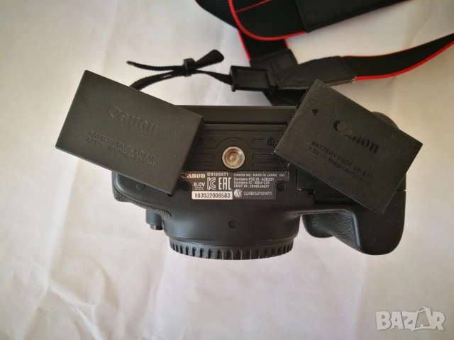 Продавам фотоапарат Canon EOS 750D + обектив 18-135 + 64GB карта + управление Godox EZb + доп.батери, снимка 17 - Фотоапарати - 54563983