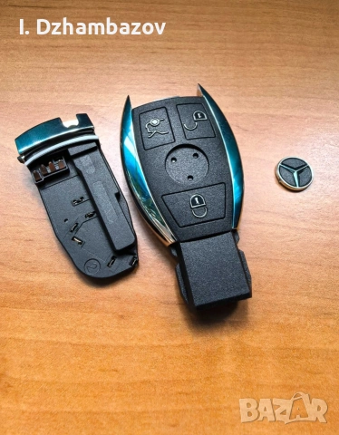 Кутийка за ключ Mercedes 3 бутона, снимка 2 - Друга електроника - 55098174