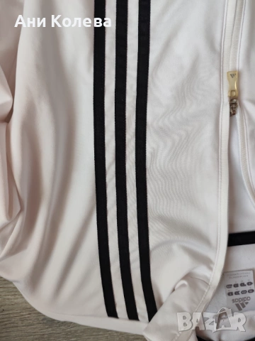 Дамско бяло оригинално горнище на Adidas, 34, UK8 , снимка 4 - Суичъри - 54740846