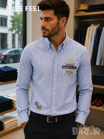 Gucci 🔹 Boss 🔹 Tommy Hilfiger 🔹Мъжки Ризи, снимка 9 - Ризи - 55224308