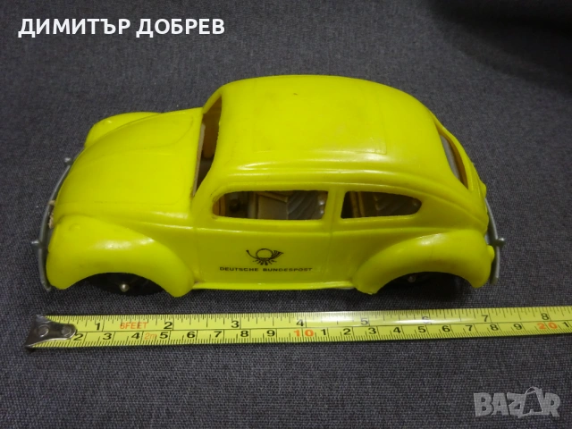 СТАРА РЕТРО ПЛАСТМАСОВА ИГРАЧКА КОЛИЧКА VOLKSWAGEN, снимка 11 - Колекции - 54105993
