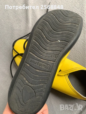 Кожени маратонки Анатомик 41 номер, снимка 2 - Маратонки - 54311547