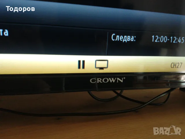 Телевизор Crown 32 инча, снимка 4 - Телевизори - 55486949