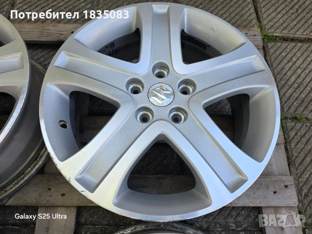 Лети джанти 17ки 5х114.3 Suzuki, снимка 7 - Гуми и джанти - 54413978