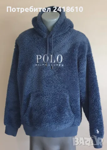 POLO Ralph Lauren Pile Fleece Jumper Hoodie Mens Size  M  ОРИГИНАЛ! Мъжко Горнище!, снимка 5 - Якета - 55285425
