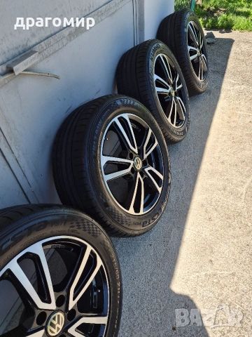 Джанти VW Alutec Germany 17 с гуми KUMHO на 1500км, снимка 2 - Гуми и джанти - 54291097