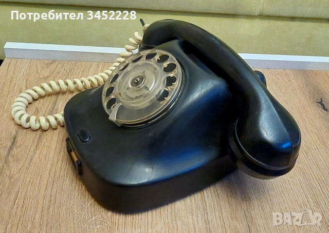 Телефон ретро бакелит за колекционери , снимка 3 - Антикварни и старинни предмети - 54138981