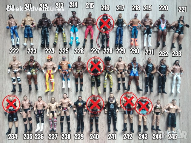 Екшън Фигурки WWE Кеч Pro-Wrestling Action Figures Ambrose Reigns Cena 2/3, снимка 7 - Колекции - 46527048