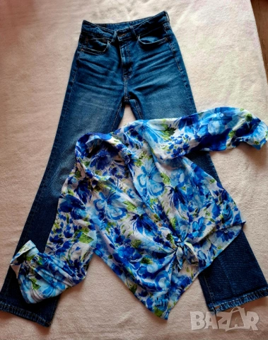 Дънки на Zara прюс риза на Оникс 10 евро