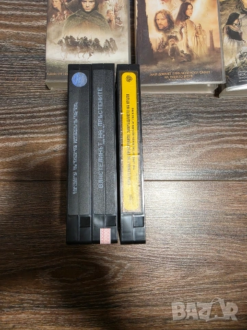 Продавам властелинът на пръстените трилогията на VHS, снимка 3 - Екшън - 55066913