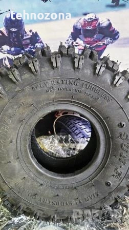 Външна гума усилена за палетни строителни колички и подемна подвижна техника 4.10 - 4 SUN.F, снимка 2 - Гуми и джанти - 53974044