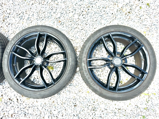 Джанти 19 от Hyundai Tucson 5x114,3 -8J, с гуми Dunlop 225/45, снимка 3 - Гуми и джанти - 54637542