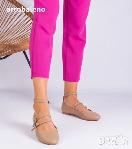 Дамски балетки от изкуствена кожа с катарами Vitoldora, 3цвята , снимка 6 - Дамски ежедневни обувки - 54026090