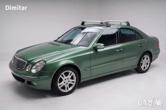 Mercedes E-Class w211 Оригинален багажник за покрив (напречни греди, рейлинг, релси).
