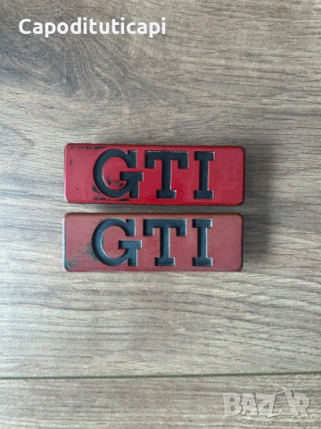 Оригинални GTI Табелки за Лайсни за Голф 2 