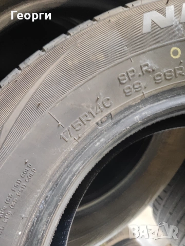 2бр.летни гуми 175 R 14C Nankang, снимка 3 - Гуми и джанти - 55242500