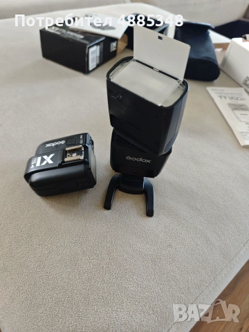 Комплект светкавица и синхронизатор / тригер GODOX за фотоапарати Fujifilm, снимка 10 - Светкавици, студийно осветление - 55275994