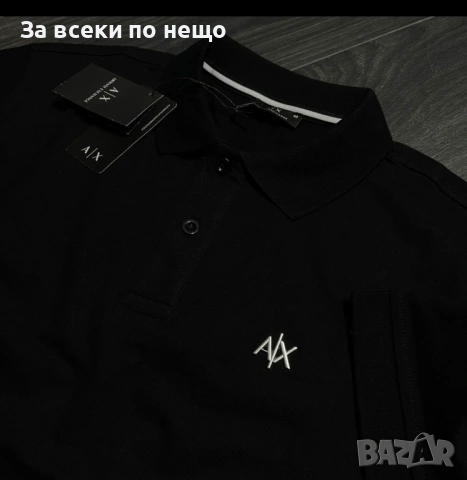 Armani Exchange Мъжка Тениска С Яка👕Мъжка Блуза С Къс Ръкав - 2 Цвята Код Bal Style38, снимка 3 - Тениски - 54048516