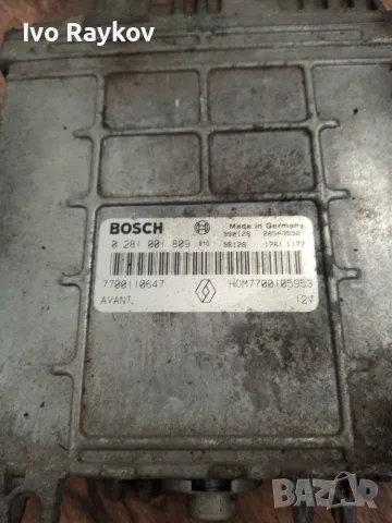 Компютър , ECU , RENAULT 0281001809 Bosch 7700105953 , 7700110647, снимка 2 - Части - 55334095