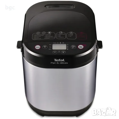  Хлебопекарна Tefal Pain & Délices PF240E38, 700 W, 1000 гр, 20 програми, Черна/Сребриста , снимка 3 - Хлебопекарни - 55545104