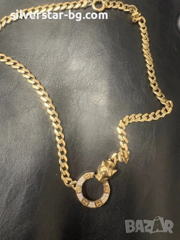 Златно колие cartier 20