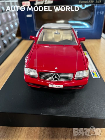 REVELL метален колекционерски модел количка MERCEDES-BENZ SL500 1994г. 88.01 лв. / 45 €, снимка 3 - Колекции - 54625347
