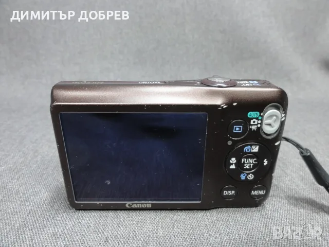 ЦИФРОВ ФОТОАПАРАТ CANON IXUS 105 BROWN 12.1MP CCD DIGITAL CAMERA Y2K RETRO DIGICAM, снимка 10 - Фотоапарати - 55424552