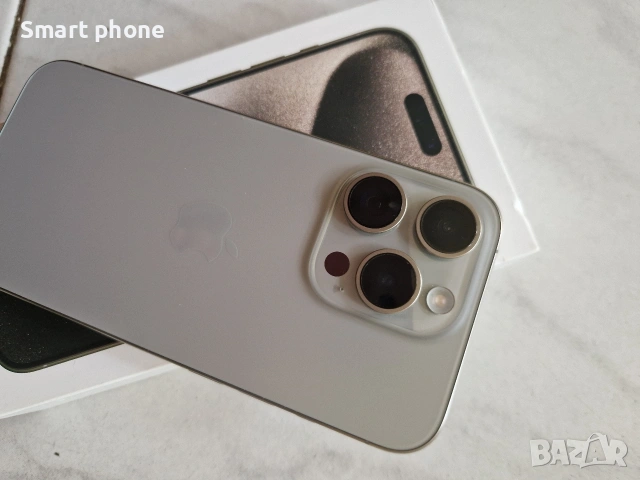 iPhone 15 Pro Natural Titanium -256gb, снимка 3 - Apple iPhone - 54170618