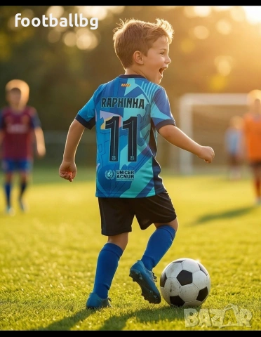 RAPHINHA 11 детско юношески футболни екипи 💙⚽️