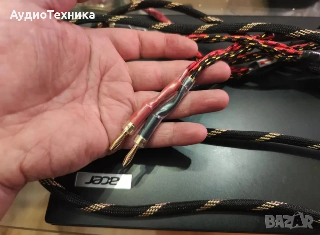 2 кабела х 3 метра 12-нишкови от чиста OFC мед за тонколони., снимка 11 - Тонколони - 54258553
