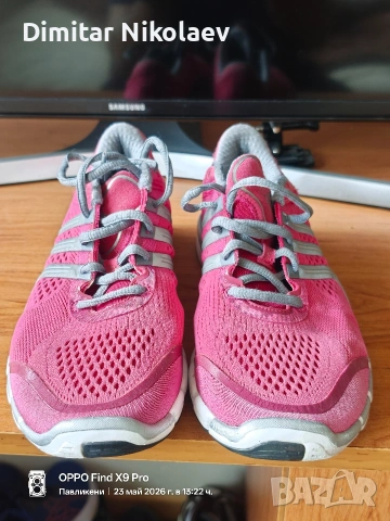 Adidas Women's Adipure 360.2 Celebration Cross Trainer Pink/Red , снимка 2 - Маратонки - 54651475