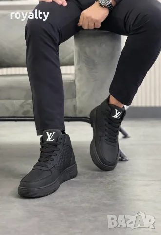 Louis Vuitton Нови Черни Мъжки Кецове 
