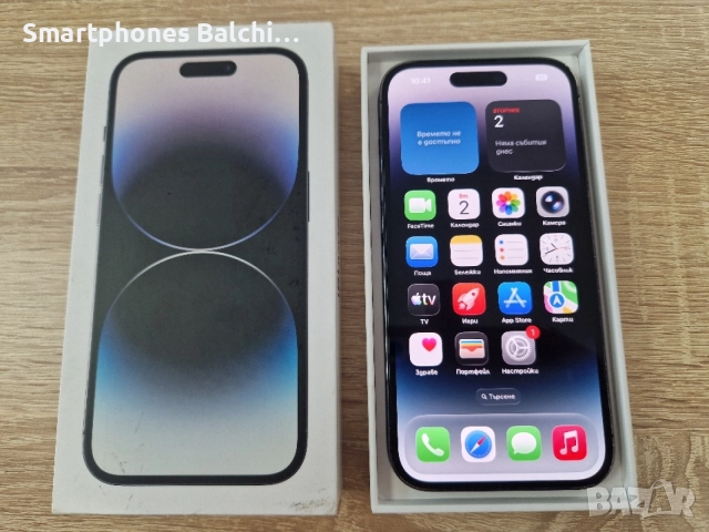 iPhone 14 pro Space Black-256gb, снимка 4 - Apple iPhone - 54751351
