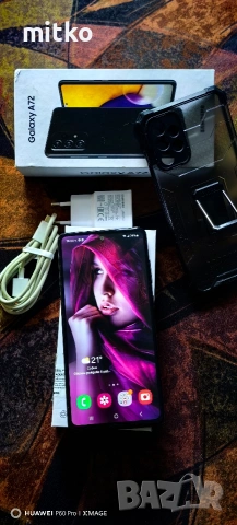 SAMSUNG GALAXY A72-Перфектно състояние.Пълен комплект 