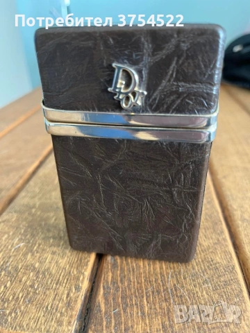 Ранен, рядък и изискан кожен калъф за цигари DIOR, снимка 5 - Антикварни и старинни предмети - 54090427