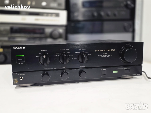 🚀🔥🇯🇵 ЯПОНСКО ИНЖЕНЕРСТВО! Усилвател Sony TA-F210 – Spontaneous Twin Drive! 🔥🇯🇵🚀