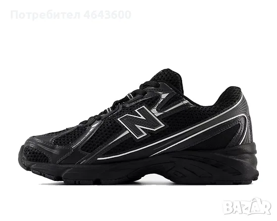 New Balance 740v2 Black Grey Silver