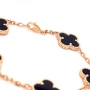 Златна дамска гривна Van Cleef 9,44гр. 16,5см. 14кр. проба:585 модел:37805-1, снимка 2