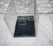 метална сгъваема клетка за куче 79x55x61см за транспорт и стационар, снимка 4