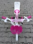 X Детски велосипед 12" PUPPY розов, снимка 11