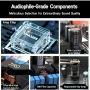 3E Audio A7 висок клас HI FI стерео Class D усилвател ново поколение 2x TPA3255 подобрена PFFB , снимка 3