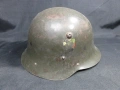 СТАРА БЪЛГАРСКА ВОЕННА КАСКА ШЛЕМ М36, снимка 4