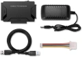 USB 3.0 към SATA / IDE адаптер 3 в 1 – за 2.5" / 3.5" HDD, SSD и оптични устройства, снимка 3